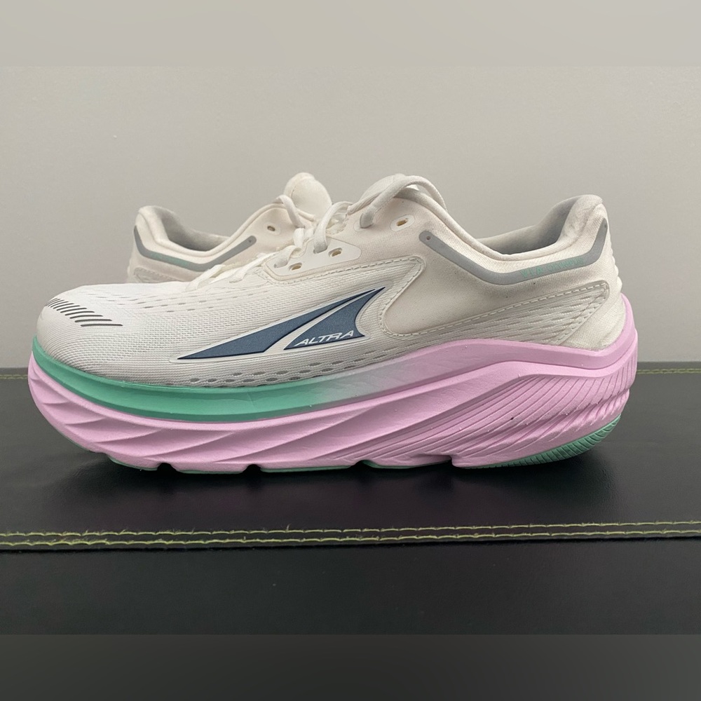 Altra Women's Sneakers in White, Pink, and Green